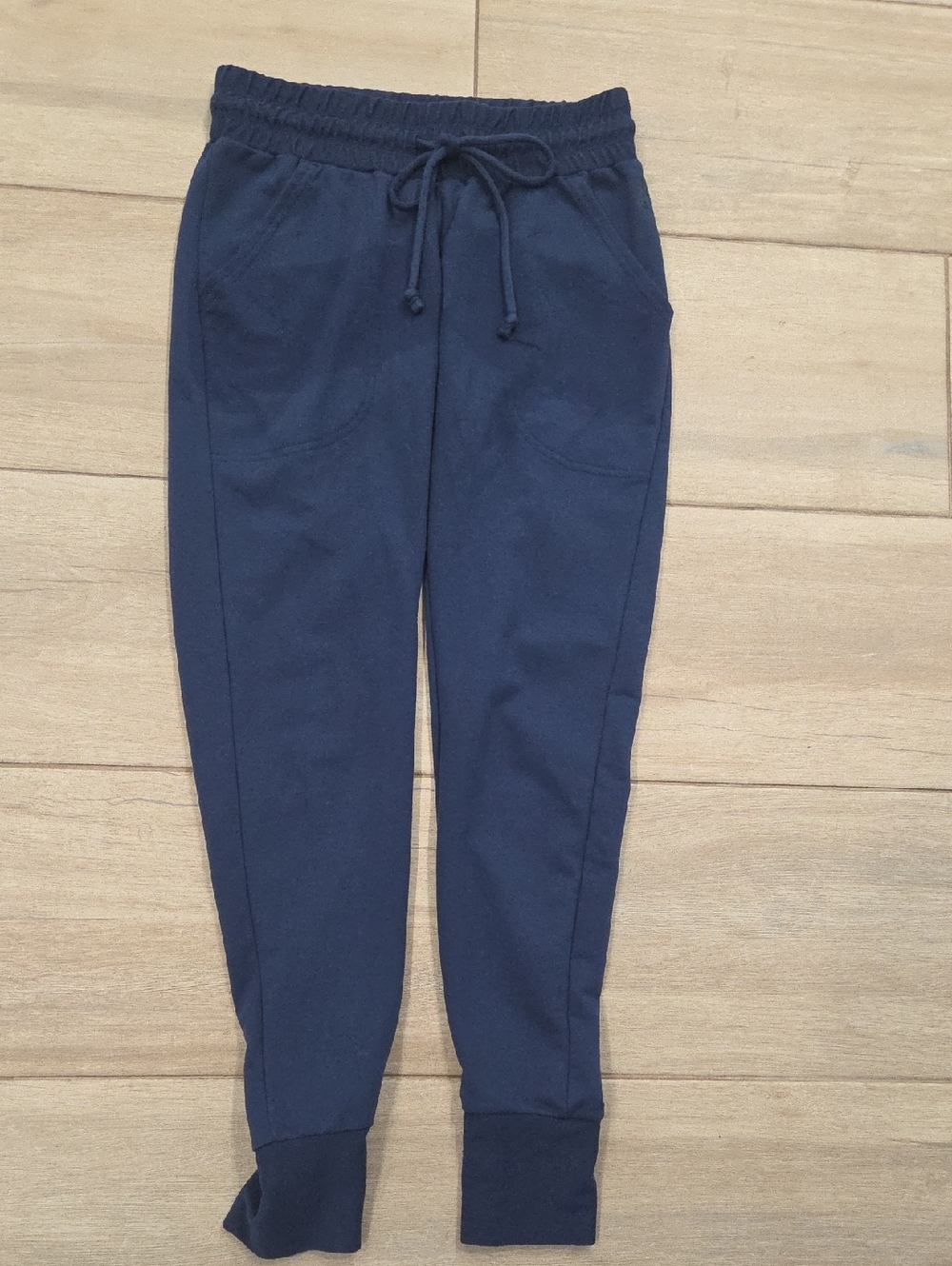 Free People Navy Drawstring Jogger Pants